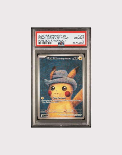 Pikachu with Grey Felt Hat PSA10